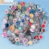 Wholesale Yiwu jewelry foreign trade explosions button diy jewelry accessories bracelet pendant earrings accessories wholesale manufacturers Four