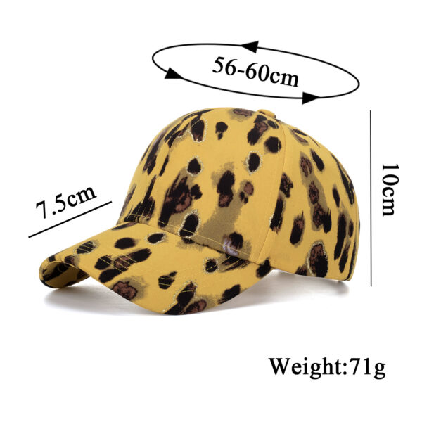 Wholesale Korean style gold speckled baseball cap spring and summer outdoor sunscreen sun hat casual trendy cap flower cap B1089