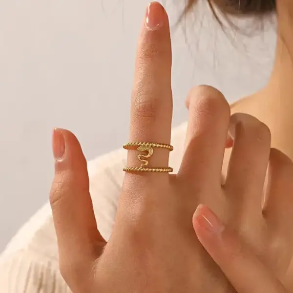 Wholesale Jewelry Cute Streetwear Tortoise Dolphin Crab 304 Stainless Steel Rings