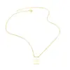 PVD Coated Real Gold Plated 18K Gold Human Heart Shape Rectangle Stainless Steel Copper Casual Simple Style Waterproof Non Tarnish Stainless Steel Pendant Necklace Long Necklace