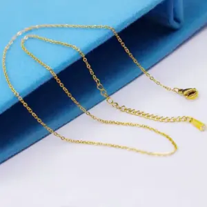 1.5mm Gold O-Shaped Chain / 45+5cm