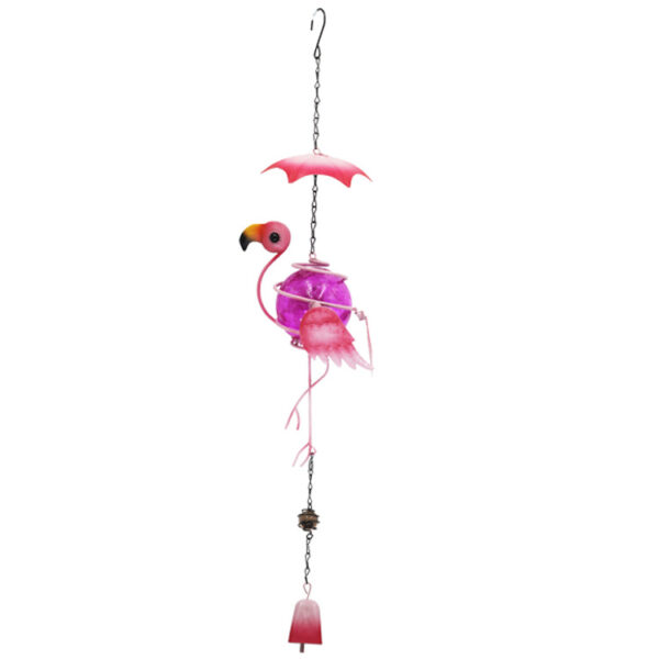Wholesale Flamingo Wind Bell Stereo 3D Glass Ball Frog Animal Shape Crafts Hanging Decoration Creative Garden Pendant New