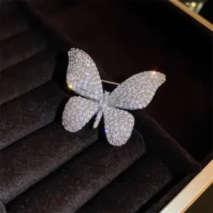 #13/Butterfly Silver 3.2 * 3.2cm