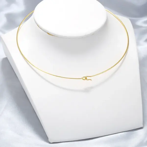 Wholesale Jewelry Casual Simple Style Geometric 304 Stainless Steel 18K Gold Plated Choker