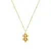 Wholesale PVD Coated Real Gold Plated 18K Gold Printing 304 Stainless Steel Simple Style Waterproof Non Tarnish