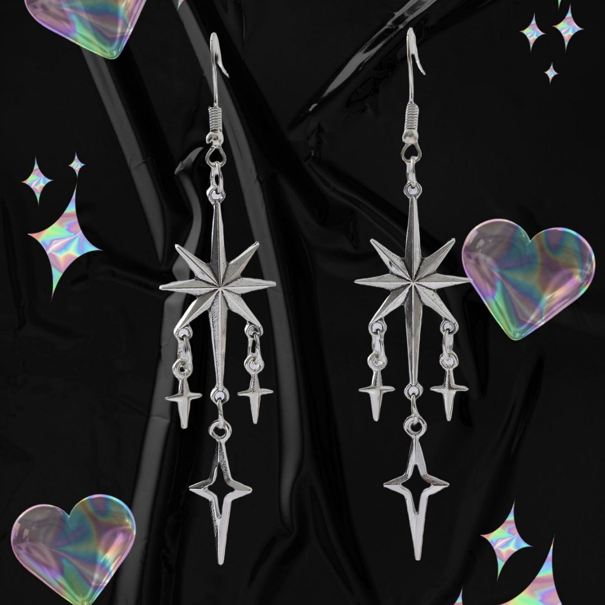 Wholesale Original cross-border foreign trade Europe and the United States Gothic new personalized innovative alloy earrings factory direct sales