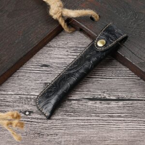 Carved leather black / One outfit