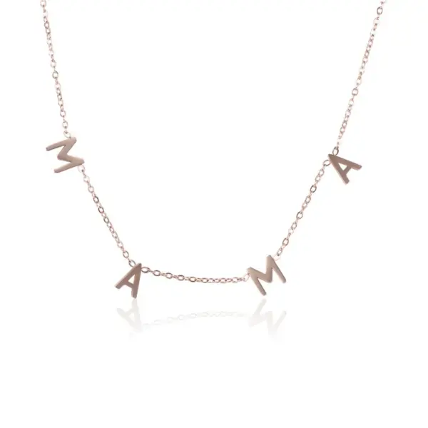 Letter Stainless Steel Fashion Necklace