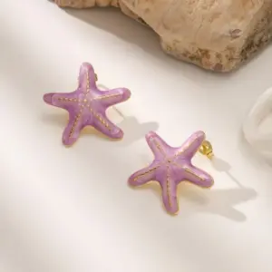 ED-487—8 Purple—6 Pairs in a Pack