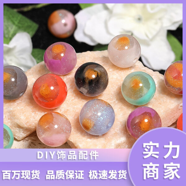 Wholesale Sparkling Starry Sky Resin Beads