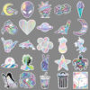 Wholesale 50 holographic laser graffiti colorful creative sticker