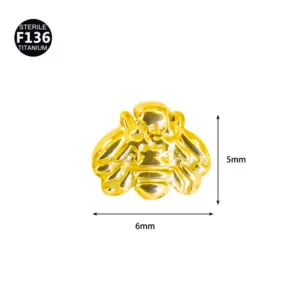 Bee Golden / 1.2x10mm M0.9