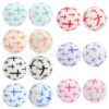 Wholesale [Hongzhou] Cross Watermark Food Grade Silicone Round Beads Baby Teether DIY Jewelry Loose Beads Ready for Sale