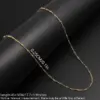 Wholesale Jewelry Simple Style Solid Color 304 Stainless Steel Gold Plated Necklace