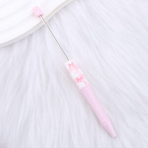 1.0mm bullet-shaped black / 64-Pink Bow