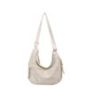 Wholesale 2025 Summer New Versatile Shoulder Bag Travel Crossbody Bag Washed Wrinkled Nylon Retro Casual Lightweight Dumpling Bag