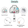 oly-4003ec8c988b58bdc9296e115524adf8 Wholesale Medical and nursing hollowed-out rocking toy acrylic stretchable easy-to-pull