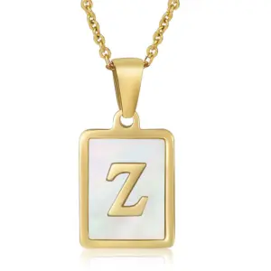 Z Letter Gold Necklace