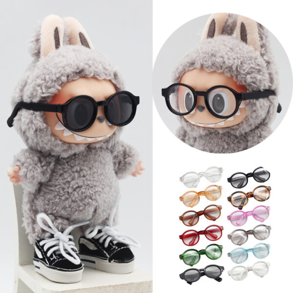 Wholesale Fourth Generation 20cm Exo Cotton Doll 1/6 Scale Transparent Glasses
