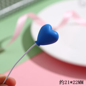 A dark blue love balloon