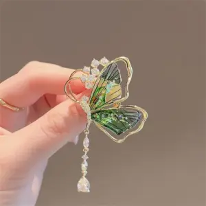 #9/Green Butterfly 6.5 * 4.7cm