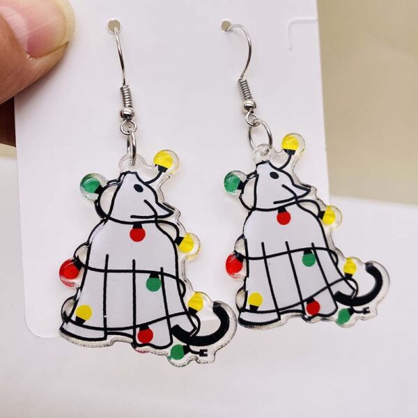 oly-4019151ca1e32f2d97959c34a06d8a74 Wholesale Colorful Elk Christmas Acrylic Earrings