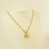 Wholesale PVD Coated 18K Gold Plated Shell 304 Stainless Steel Vacation Waterproof Non Tarnish 304 Stainless Steel Pendant Necklace