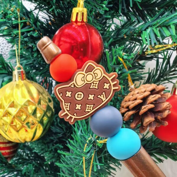 Wholesale 10pcs/pack Cute kitten silicone cartoon beads