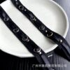 Wholesale Manufacturer's Spot Herringbone Cotton Belt Metal Nail Circle Webbing Sponge Belt Luggage Clothing Shoes and Hats DIY Handmade Accessories