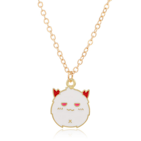 oly-402ebd65c12cf6ce7ccbe899cedd8e62 Wholesale Cross-border New Halloween Necklace Retro Exaggerated Ghost Spider Ghost Mask Necklace Halloween Gift Batch