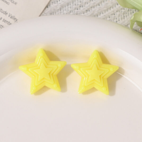 Wholesale Candy Color Five-Pointed Star DIY Mobile Acrylic Beads