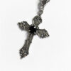 Wholesale Large Cross Pendant Jewelry Necklace Silver Tone Gothic Jewelry Fashion Charm Statement Women Gift