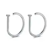 Wholesale Simple Style Solid Color Copper Nose Ring In Bulk Nose Pin
