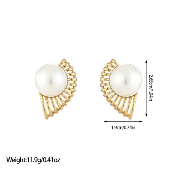 Wholesale 1 Pair Retro Classic Style Flower Plating Titanium Steel Drop Earrings Ear Studs