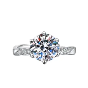 3 Karat Ring Tjz1180 / Adjustable Opening