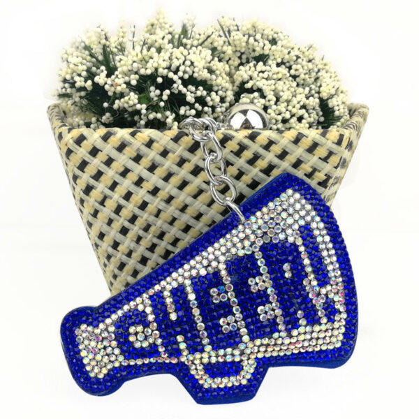 Wholesale diamond-encrusted English letter CHEER key chain