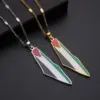 Wholesale Simple Style Geometric National Flag Titanium Steel Wholesale Pendant Necklace