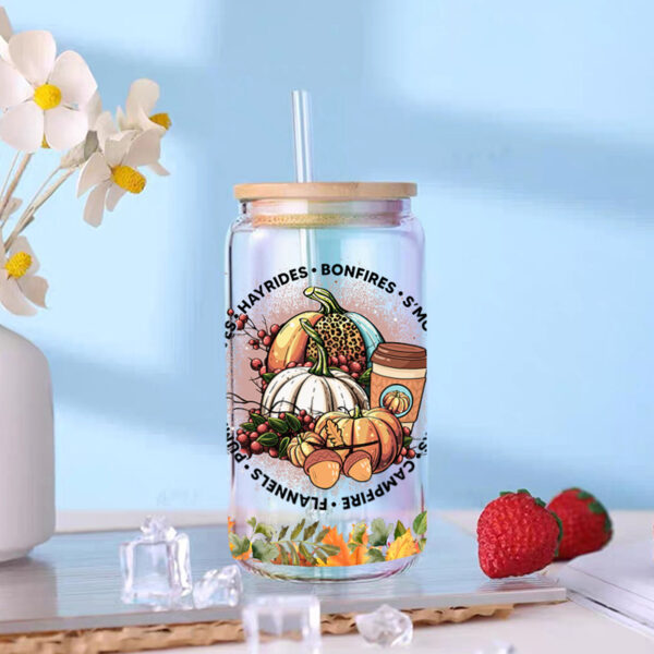 Wholesale New Cartoon printing heat transfer Cup sticking crystal logo pattern 23 cmX11cm in stock