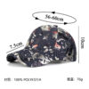 Wholesale Reflective graffiti camouflage baseball cap