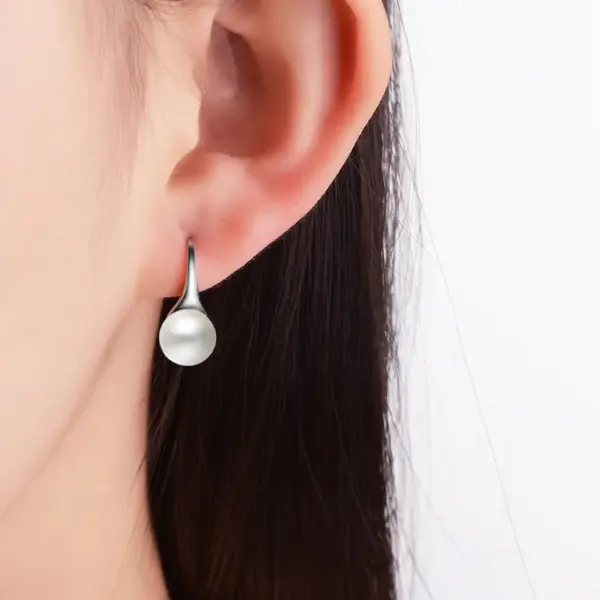 Wholesale 1 Pair 925 Sterling Silver Geometric Drop Earrings
