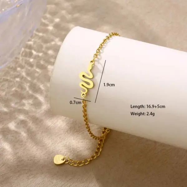 Wholesale Cute Hip-Hop Lady Cactus Star Moon 201 Stainless Steel Cable Chain Bracelets In Bulk