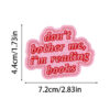 Wholesale Cute fabric patches with a reading theme