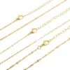 Wholesale Jewelry Simple Style Solid Color 304 Stainless Steel Gold Plated Necklace