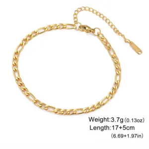 Gold 3MM Figaro Chain
