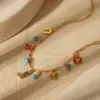 Wholesale Ion Plating (IP) 18K Gold Plated Elephant Flower Boots 304 Stainless Steel Basic Bohemian Pendant Necklace