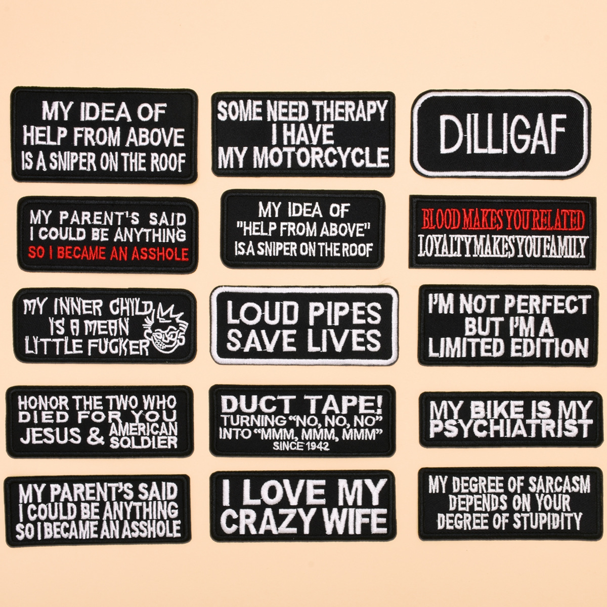 Wholesale Embroidered cloth stickers wholesale hat aessories clothing aessories stickers long English letters patch manufacturers direct st