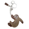 Wholesale Cartoon sloth diamond studded keychain