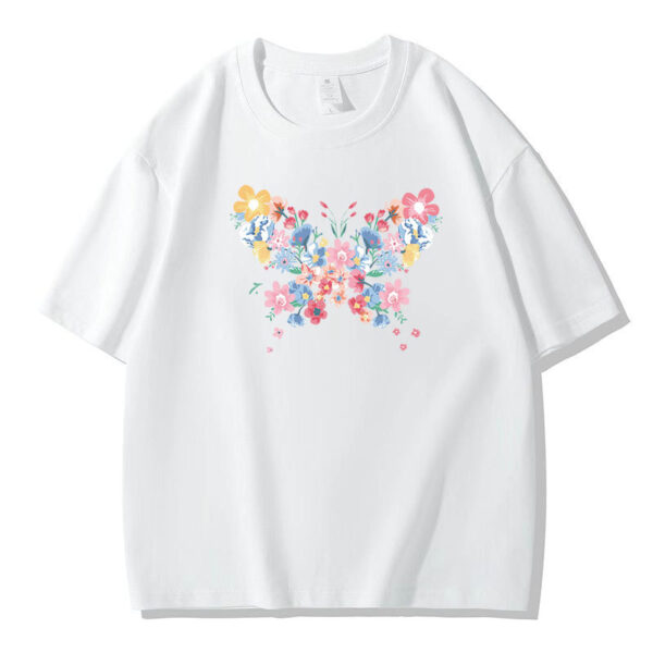 Wholesale Flower and butterfly heat transfer