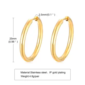 Gold / 2.5mm*25mm