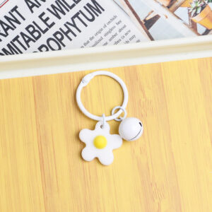 White Flower 3cm Circlip 14mm Bell